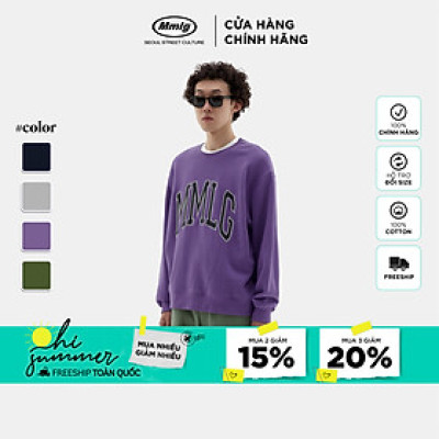 Áo tay dài Mmlg Doodle Mg Sweat - Áo Hoodie Sweater cho nam, nữ, unisex - MMLGS020