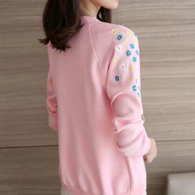 Áo Len Nữ Cardigan Áo Khoác Len Kiểu Hàn Quốc Thêu Hoa ALN020 MayHomes Thời Trang Thu Đông