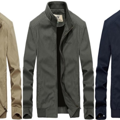 Áo Khoác Kaki Nam Hai Lớp Simple Cao Cấp ShopN6-KK35