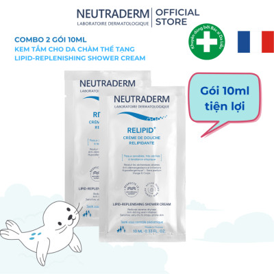 Gói 10ml - Kem Tắm Cho Da Chàm Ngứa, Viêm Da Cơ Địa NEUTRADERM Cho Cả Gia Đình