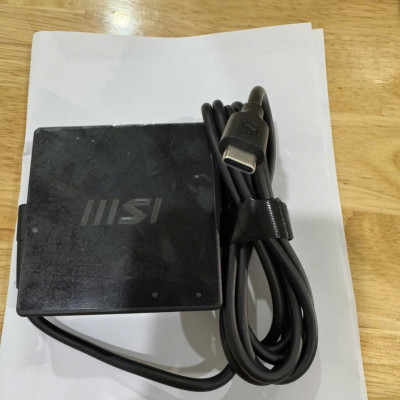 Sạc dành cho Laptop MSI 100W AC Adapter Type C Charger MSI Prestige 14 A12 14 H B13UCX 14 EVO B13M MSI Prestige 15 A11 MSI Prestige 16 A12UD HÀNG NHẬP KHẨU