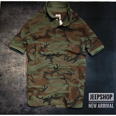 Áo thun polo camo