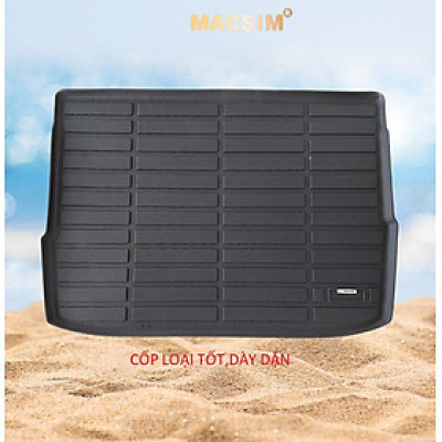 Thảm lót cốp xe ô tô Mitsubishi XFORCE nhãn hiệu Macsim chất liệu TPE cao cấp màu đen
