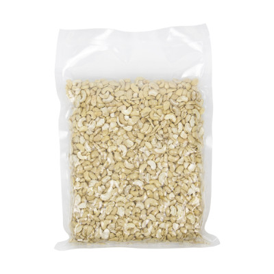 Hạt điều tươi vỡ đôi FAMINUTS bịch 1kg, hat điều tươi làm sữa hạt, làm bánh, xuất xứ Bình Phước