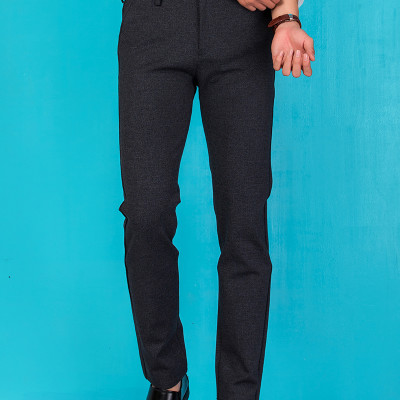 Quần tây nam Titishop QTN182 Xám tiêu