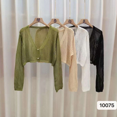 Áo khoác len nữ gài nút phong cách Hàn Quốc xinh xắn năng động