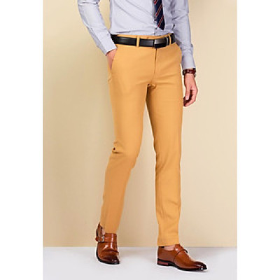 Quần Tây Nam Titishop AVN194 Màu Kem