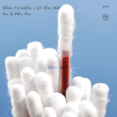 Tăm bông Cồn Y Tế Iot Đỏ Khử Trùng Dùng 1 Lần Iodine Sát Khuẩn Vết Thương Tiện Lợi
