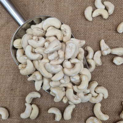 Hạt điều sữa nguyên hạt sấy mộc w240