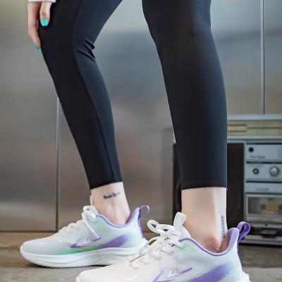 Giày thể thao nữ, giày chạy bộ đế êm nhẹ, thoáng khí đế cao su đúc, chống trơn trượt hạn chế mòn  – GNU2082