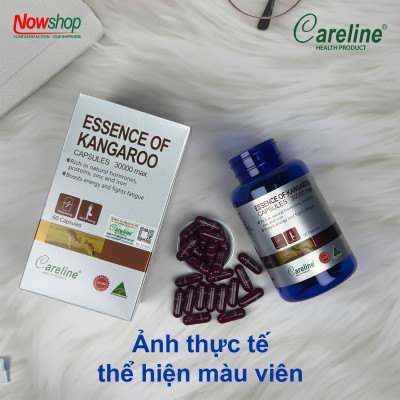 Essence of Kangaroo Careline Úc Hộp 60 viên tăng cường sinh lý nam, tăng testosterone tự nhiên