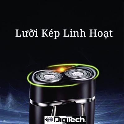 Máy Cạo Râu Mini Sử Dụng Sạc Pin Thông Minh Tiện Lợi Có Lưỡi Dao Kép Tự Làm Sắc