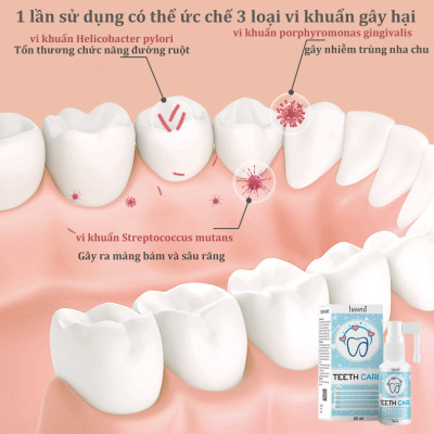 Xịt Chống Sâu Răng Cho Bé, Xịt Thơm Miệng Cho Bé Teeth Care Haseni 30ml