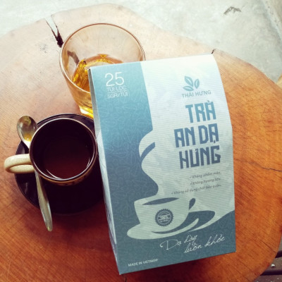 Trà An Dạ Hưng Giảm ợ hơi, ợ chua, đầy bụng, đau rát thượng vị, Chống viêm loét, cầm máu dạ dày