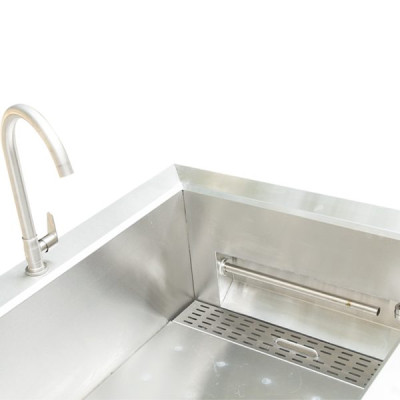 Máy rửa bát nhà hàng 2 bồn công nghệ siêu âm siêu sạch Rama SA2B - Hàng Chính Hãng