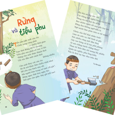 Truyện tranh ngụ ngôn La Fontaine ( tranh màu )