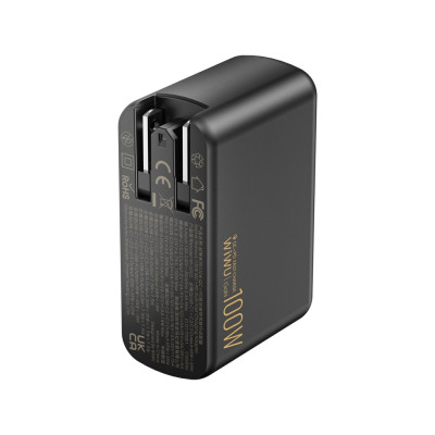 Củ Sạc Nhanh Wi WU WARRIORS 100W QC+PD GAN WI-U022W 1A+3C - Hàng Chính Hãng