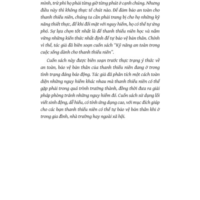 An Toàn Khi Tham Gia Các Hoạt Động Ngoài Trời Và Phòng Chống Thiên Tai