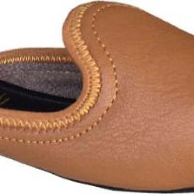 Dép bít mũi TRƯỜNG HẢI da bò thật mềm mại không bong tróc đế cao su chồng mòn êm ái BMN0361