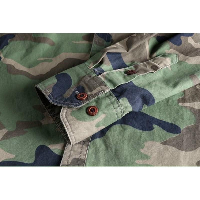 Áo sơ mi phong cách Retro_dã ngoại_du lịch