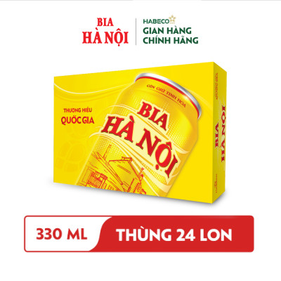 Bia Hà Nội - Thùng 24 lon 330ml