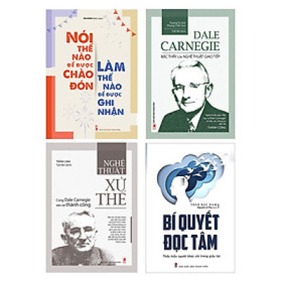 Combo sách: Bí Quyết Đọc Tâm (TB) + Nói Thế Nào Để Được Chào Đón (TB) + Nghệ Thuật Xử Thế (TB) + Bậc Thầy Của Nghệ Thuật Giao Tiếp (MinhLongbooks)