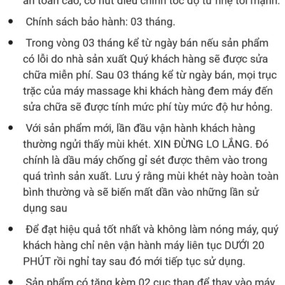 Máy Massage Cầm Tay Phú Quý LOẠI 1 (Tặng Kèm 1 Bộ Than)