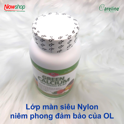 Green Calcium Olympian Labs Mỹ hộp 100 viên canxi hữu cơ chắc khoẻ xương không gây nóng dễ hấp thu