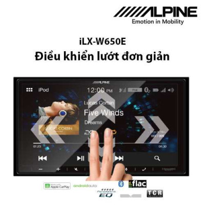 iLX-W650E MÀN HÌNH ĐA PHƯƠNG TIỆN 2 DIN 7 INCH APPLE CARPLAY/ ANDROID AUTO CHÍNH HÃNG ALPINE
