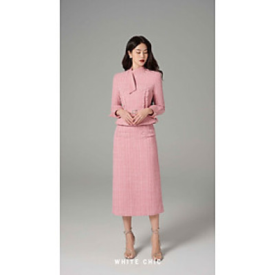 Chân váy ôm chữ A vừa vặn tôn dáng FELICITY thiết kế cao cấp WHITE CHIC