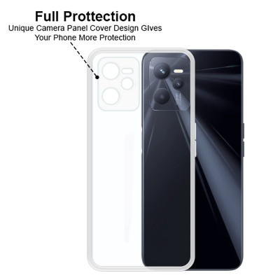 Ốp lưng silicon dẻo cho Oppo Realme C35 hiệu Ultra Thin trong suốt mỏng 0.6mm độ trong tuyệt đối chống trầy xước - Hàng nhập khẩu