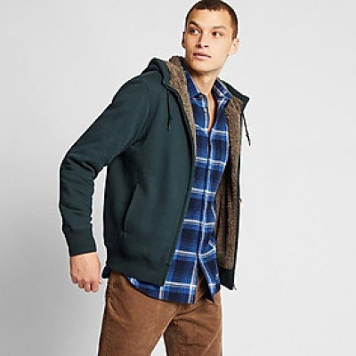 Áo nỉ lót lông c#ừu nam siêu ấm UNQ Hoodie