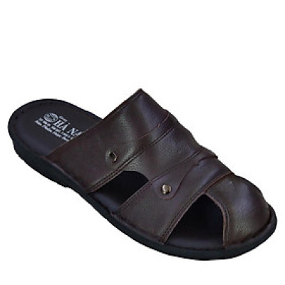 Dép Bít Mũi Nam Da Bò Thật TiTi ĐÔ Cao Cấp GSB2044d