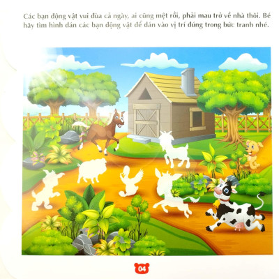 Bóc Dán Hình Thông Minh IQ - EQ - CQ - Sticker For Kids - Cuốn 1 (Tái Bản 2023)