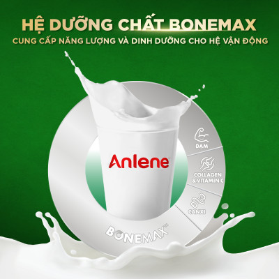 Sữa Bột Anlene Hương Vanilla (Hộp Giấy 1,2kg)