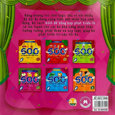 Tủ Sách Giáo Dục Sớm - 600 Đề Tổng Hợp Phát Triển IQ - Tập 2