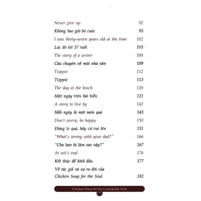 Sách Chicken Soup For The Soul: Dành Cho Những Tâm Hồn Không Bao Giờ Gục Ngã (Song Ngữ) - First News