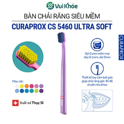 Bàn chải đánh răng Curaprox CS 5460 Ultra Soft | Vỉ 1 cây | Mã SP 73327440