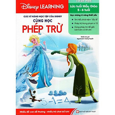 Sách - Disney Learning - Cùng Học Phép Trừ - Tân Việt Books