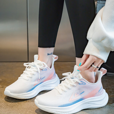 Giày thể thao nữ, giày chạy bộ đế êm nhẹ, thoáng khí đế cao su đúc, chống trơn trượt hạn chế mòn  – GNU2082