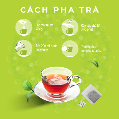 Trà Nhàu Túi Lọc SunBeleaf - TP026S - Trà Nhàu Giảm Đau Nhức Xương Khớp - Hàng Chính Hãng 100%