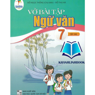 Sách - Combo Vở bài tập Ngữ văn 7 tập 1 + 2 (Cánh diều)