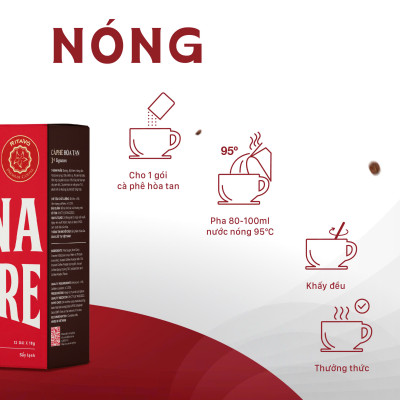 Cà phê hoà tan Rita Võ Cafe 3in1 signature [Hộp 216g x 12 gói]