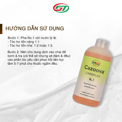Phục hồi tóc Keratin Nuôi Dưỡng & Phục Hồi tóc hư tổn Cazoova Careplex No.1 700ml