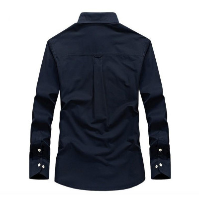 Áo sơ mi túi hộp tay dài_dã ngoại_chiến thuật