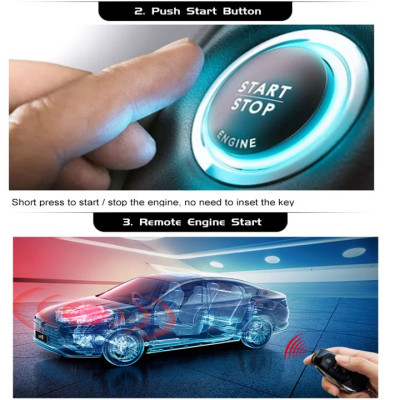 Bộ chìa khóa thông minh START-STOP điều khiển từ xa OVI dành cho ô tô Toyota, Honda, Hyundai, Nissan, Ford, Kia, Mazda, Mitsubishi, Chevrolet, VinFast