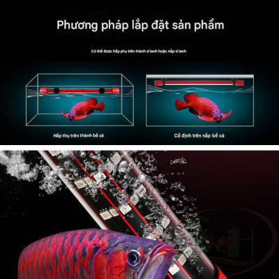Đèn led KaoKui Solar RGB 5A UVA UVB tăng màu bể cá tép thủy sinh cảnh