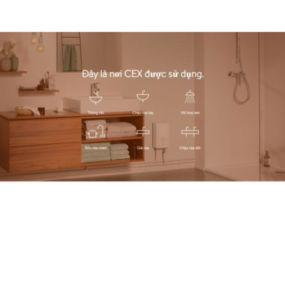 Máy làm nước nóng trực tiếp E-compact CEX 9 - Hàng chính hãng 