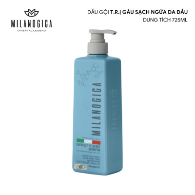 Combo Dầu Gội & Xả hương nước hoa Milanogica 355ml Phục hồi hư tổn, Gỉảm gàu sạch ngứa da đầu