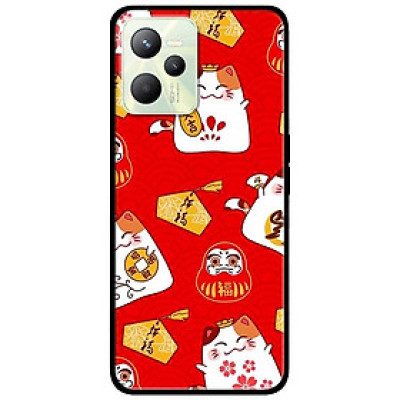 Ốp lưng dành cho Realme C35 - Realme Narzo 50A Prime mẫu Họa Tiết Mèo Đỏ